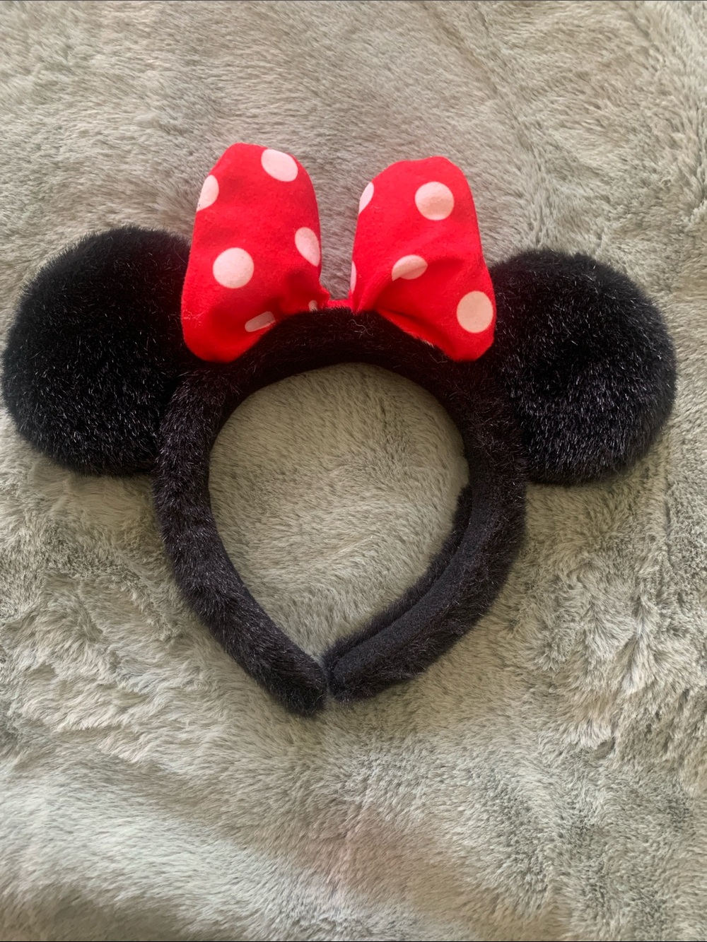 Black and Red Polka Dot Minnie Mouse Headband❤️🖤